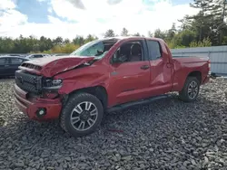 Toyota Tundra salvage cars for sale: 2018 Toyota Tundra Double Cab SR