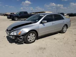 Salvage cars for sale at Temple, TX auction: 2007 Honda Accord LX