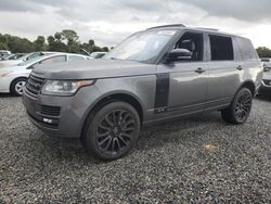 Salvage cars for sale at Riverview, FL auction: 2017 Land Rover Range Rover Supercharged