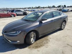 Salvage cars for sale at Sikeston, MO auction: 2016 Chrysler 200 Limited