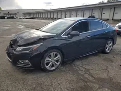 Salvage cars for sale at Louisville, KY auction: 2018 Chevrolet Cruze Premier