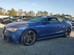 Salvage cars for sale at China Grove, NC auction: 2013 Audi RS5