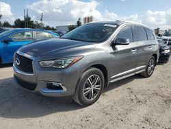 Salvage cars for sale at Apopka, FL auction: 2019 Infiniti QX60 Luxe