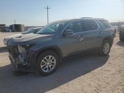 Salvage cars for sale from Copart Andrews, TX: 2020 Chevrolet Traverse LT