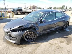 Salvage cars for sale at Los Angeles, CA auction: 2020 Tesla Model 3