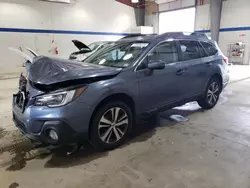 Salvage cars for sale at Sandston, VA auction: 2018 Subaru Outback 3.6R Limited