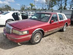 Salvage cars for sale at Riverview, FL auction: 1995 Lincoln Town Car Signature