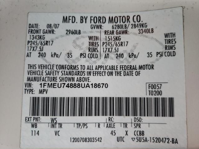 2008 Ford Explorer Eddie Bauer