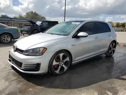 Salvage cars for sale at Orlando, FL auction: 2016 Volkswagen GTI S/SE