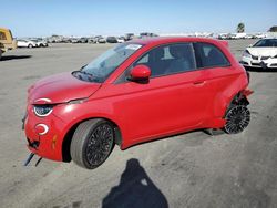 Salvage cars for sale at Martinez, CA auction: 2024 Fiat 500 E RED