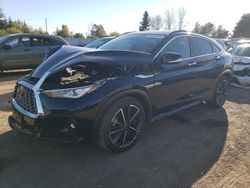 Salvage cars for sale at Bowmanville, ON auction: 2023 Infiniti QX55 Luxe