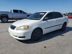 Salvage cars for sale at Grand Prairie, TX auction: 2006 Toyota Corolla CE