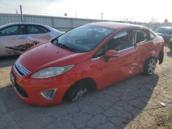 Salvage cars for sale at Dyer, IN auction: 2012 Ford Fiesta SEL