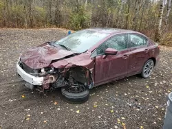 Honda salvage cars for sale: 2015 Honda Civic LX