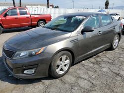 KIA Vehiculos salvage en venta: 2015 KIA Optima LX