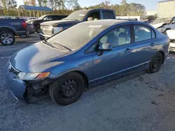 Salvage cars for sale at Spartanburg, SC auction: 2008 Honda Civic LX