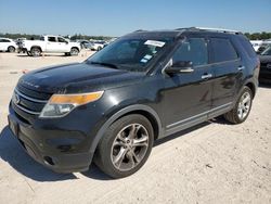 Salvage cars for sale from Copart Houston, TX: 2014 Ford Explorer Limited