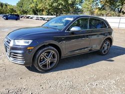 Salvage cars for sale at North Billerica, MA auction: 2018 Audi SQ5 Premium Plus