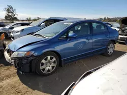 Salvage cars for sale at San Martin, CA auction: 2010 Honda Civic LX