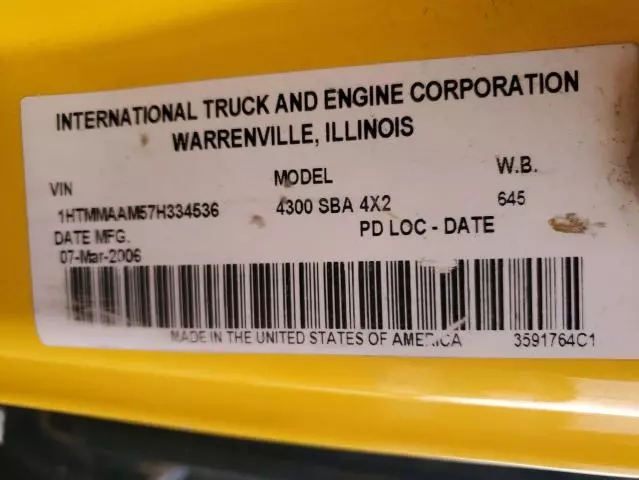 2007 International 4000 4300