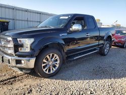 Salvage cars for sale from Copart Kansas City, KS: 2016 Ford F150 Super Cab