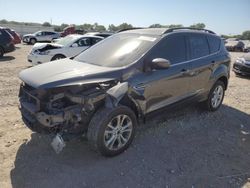 Salvage cars for sale at Kansas City, KS auction: 2018 Ford Escape SE