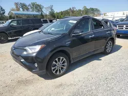 Salvage cars for sale at Spartanburg, SC auction: 2016 Toyota Rav4 HV Limited