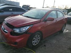 Salvage cars for sale at Chicago Heights, IL auction: 2012 Hyundai Accent GLS