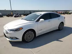 Salvage cars for sale at Wilmer, TX auction: 2018 Ford Fusion TITANIUM/PLATINUM HEV