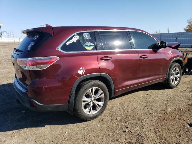 2016 Toyota Highlander LE