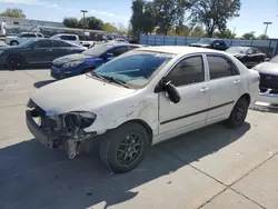 Toyota Vehiculos salvage en venta: 2005 Toyota Corolla CE