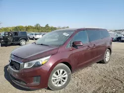 Salvage cars for sale at Des Moines, IA auction: 2015 KIA Sedona LX