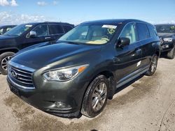 Salvage cars for sale at Riverview, FL auction: 2013 Infiniti JX35