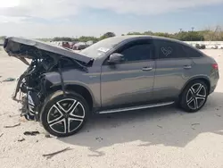 Salvage cars for sale at San Antonio, TX auction: 2019 Mercedes-Benz GLE Coupe 43 AMG