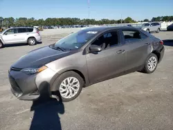 Toyota Corolla Vehiculos salvage en venta: 2018 Toyota Corolla L