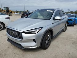 Flood-damaged cars for sale at auction: 2019 Infiniti QX50 Essential