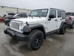 2016 Jeep Wrangler Unlimited Sport en venta en Riverview, FL