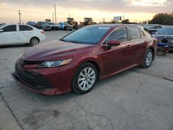 Salvage cars for sale at Oklahoma City, OK auction: 2020 Toyota Camry LE