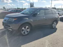 Salvage cars for sale at Miami, FL auction: 2011 Acura MDX Technology