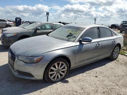 Salvage cars for sale at Arcadia, FL auction: 2015 Audi A6 Premium Plus