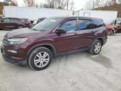 Salvage cars for sale at Hurricane, WV auction: 2016 Honda Pilot LX