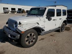 Salvage cars for sale at Riverview, FL auction: 2018 Jeep Wrangler Unlimited Sahara