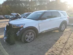 Salvage cars for sale at North Billerica, MA auction: 2020 Ford Explorer XLT