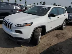 Flood-damaged cars for sale at auction: 2017 Jeep Cherokee Sport