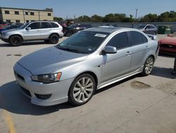 Salvage cars for sale at Wilmer, TX auction: 2008 Mitsubishi Lancer GTS