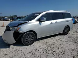 Salvage cars for sale at Houston, TX auction: 2013 Nissan Quest S