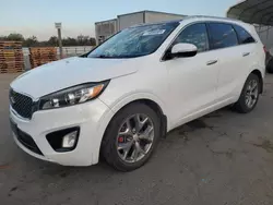 Salvage cars for sale at Fresno, CA auction: 2016 KIA Sorento SX