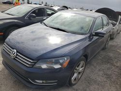 Salvage cars for sale from Copart Arcadia, FL: 2015 Volkswagen Passat SE