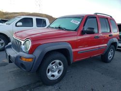 Salvage cars for sale at Littleton, CO auction: 2003 Jeep Liberty Sport