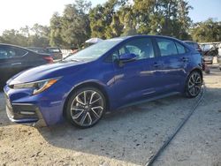 Salvage cars for sale from Copart Ocala, FL: 2020 Toyota Corolla SE